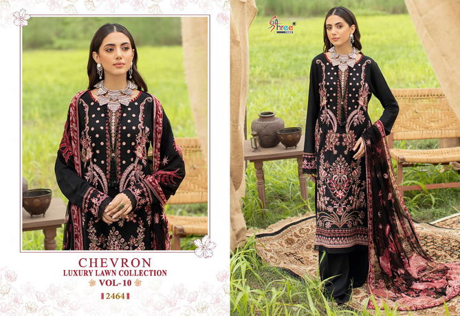 Shree Chevron Luxury Law 10 Wholesale Pakistani Salwar Suits Catalog
